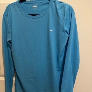 Nike Turquoise Long Sleeve Top